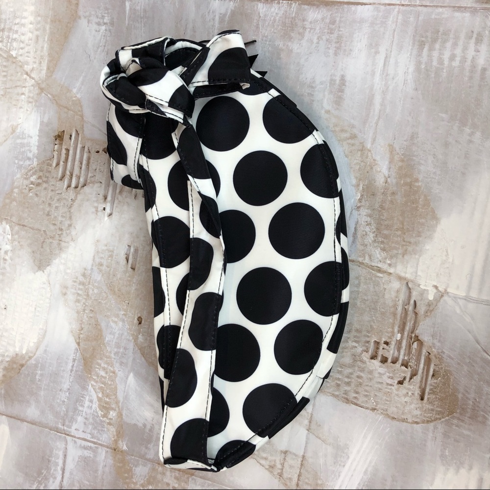 NWT Who What Wear polka dot fanny pack tie belt - Picture 3 of 4